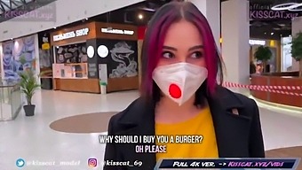 Big Mac-Loving Agent Seduces And Fucks A Student In A Mall