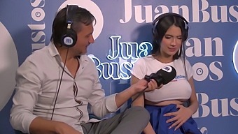 Pregnant Ambarprada With Large Breasts Seeks Full Control In Sex Machine On Juan Bustos Podcast.