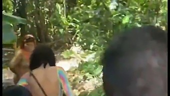 We Hiked To The Beach For A Wild Group Party
