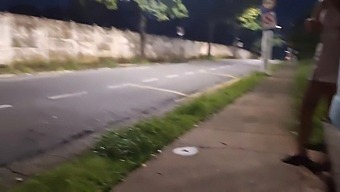 Daring Handjob By The Bus Stop With A Gorgeous Unknown Person
