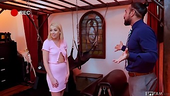 Madison Summers Surprises Her Stepdad With A Cumshot After A Sex Dungeon Session