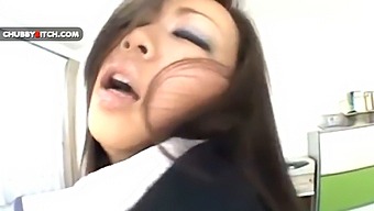 Japanese Secretary Gets Her Big Butt Dominated In A Face-Sitting Scene