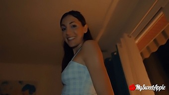 Unintentional Creampie During Gym Tinder Date