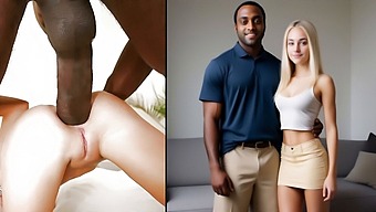 African American Man Pleasures My Lovely Spouse With His Impressive Member And Tight Rear Entrance