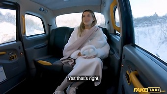 Beautiful Lingerie Model Gets Rough And Fast Sex In A Taxi