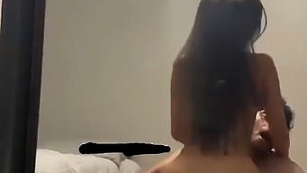 Teenager Tynd Blondine Bliver Banket Af En Stor Pik