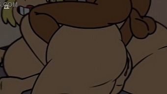 Anal Sex, Oral Sex And Creampie In Animated Porn